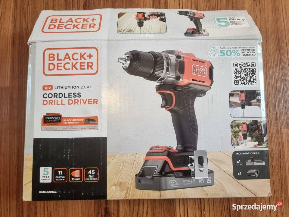 Wkrętarka BlackDecker zasilanie akumulatorowe 18 Jastrzębie-Zdrój sprzedam