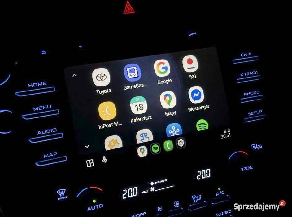 Toyota Android Auto CarPlay Corolla Rav4 Camry Olsztyn sprzedam