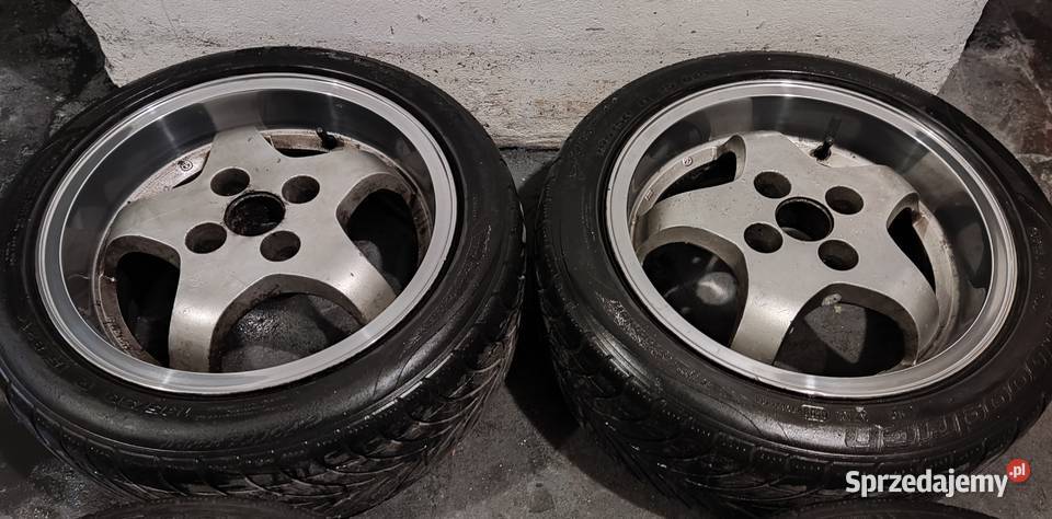 Kultowe MIM 15 7J 4x108 polerowane ranty opony opolskie sprzedam