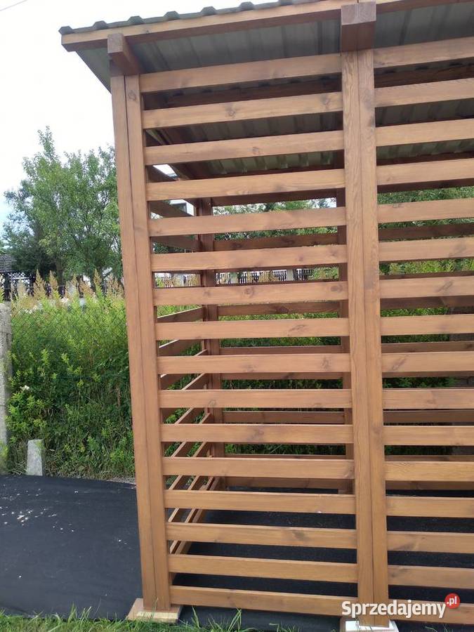 Drewutnia modułowa drewniana Blachownia