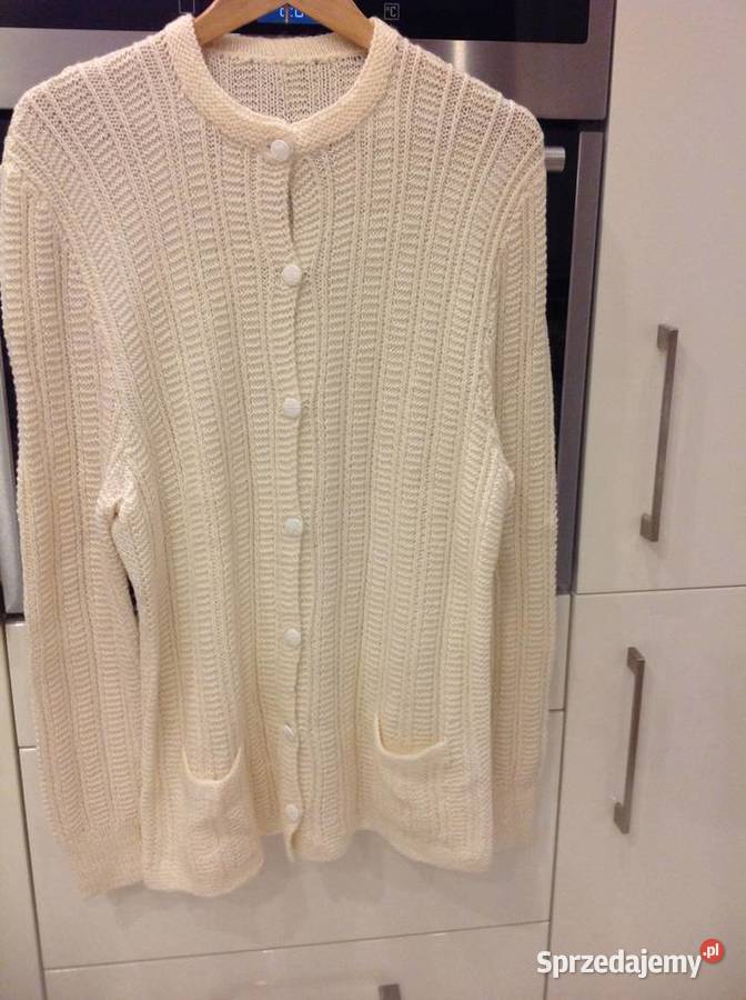 Sweter Rozpinany Kardigan Damski Dziergany ML lubuskie Nowa Sól sprzedam