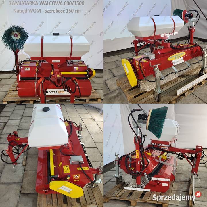 Zamiatarka mechaniczna WOM 1800 600 szerokość Dom i Ogród