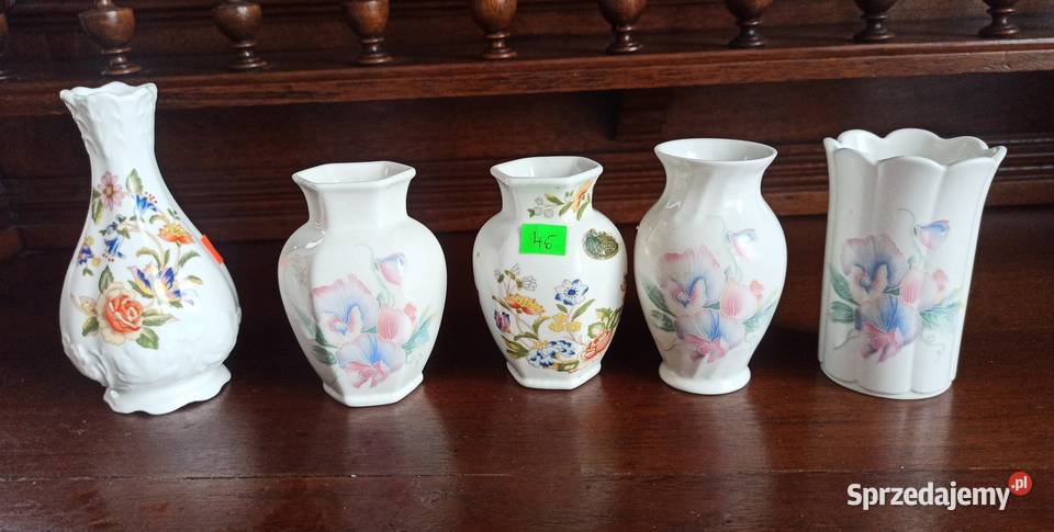 Wazonik Cottage Garden Aynsley Made in England Gdańsk