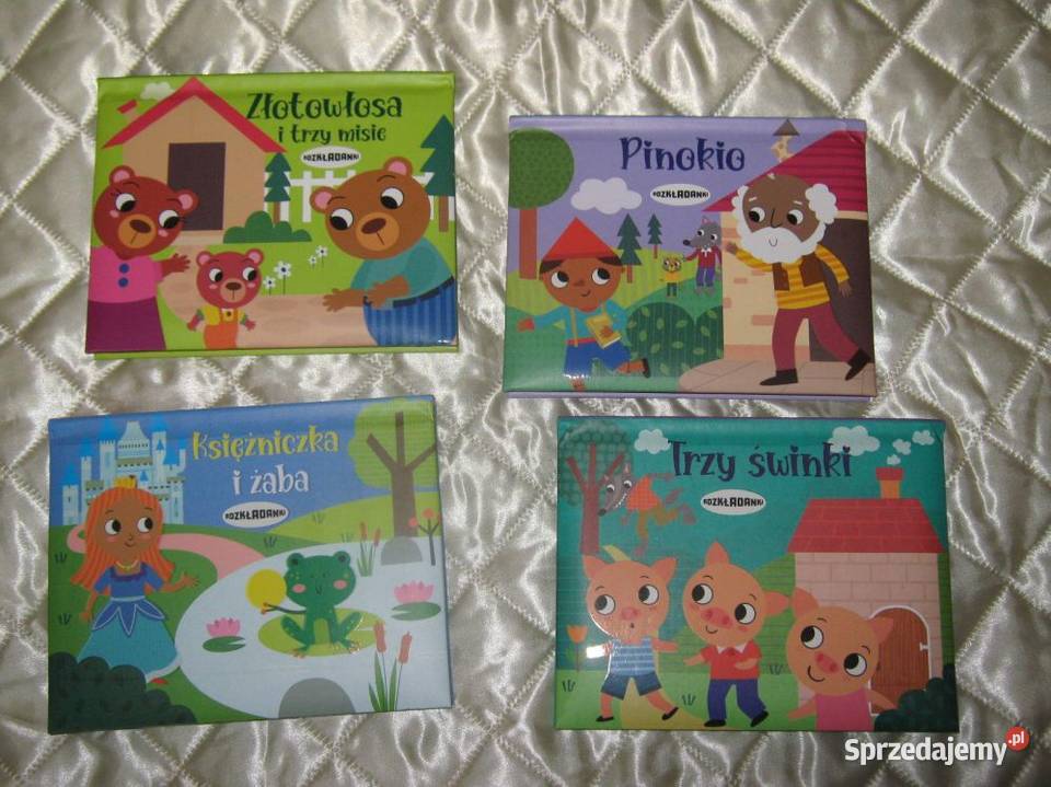 Zestaw książeczek rozkładanych 4sztuki Nowe Baranowo
