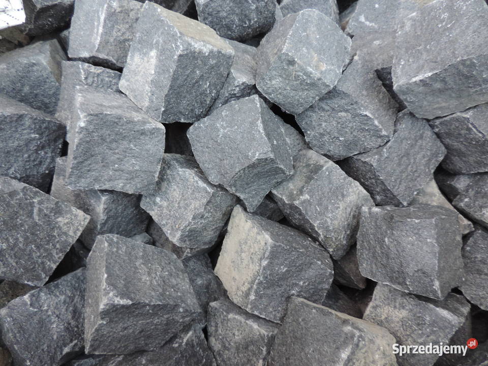Czarna Kostka granitowa Szwed 79 kamień czarny Oświęcim