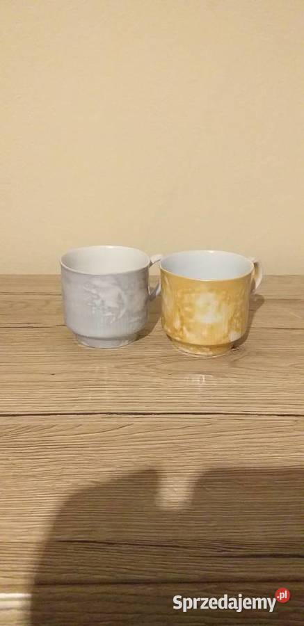 Kubeczki Chodzież Porcelana i szkło łódzkie Przedbórz