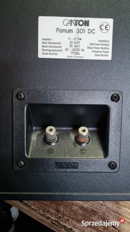 Kolumny Canton fonum 301 DC głośniki kolumny