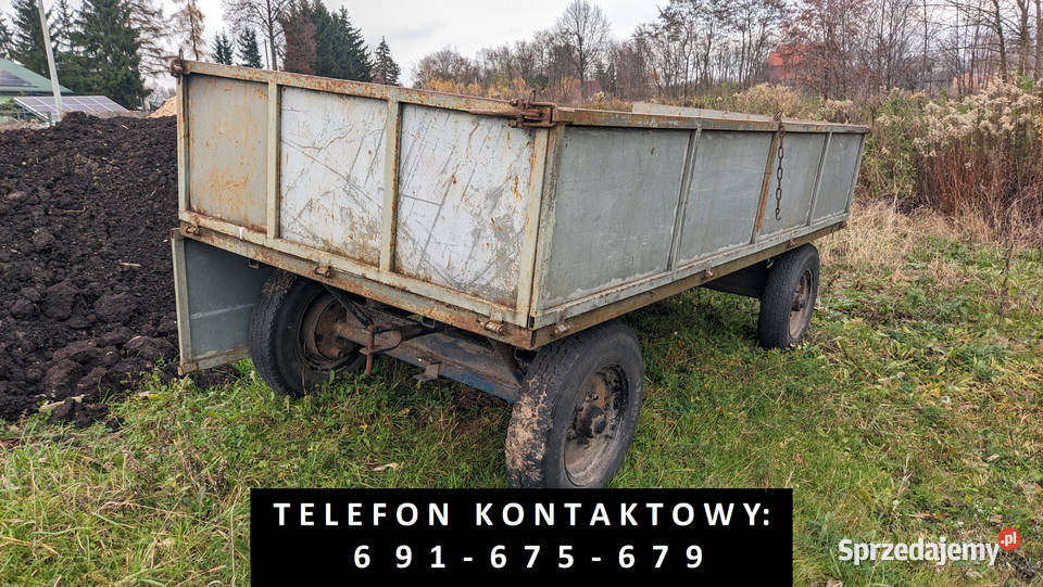 Przyczepa platforma sadownicza nieuszkodzony