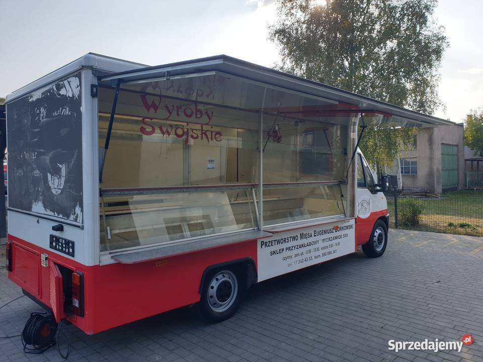 Fiat Ducato Autosklep foodtruck wedliny ryby lubuskie Gorzów Wielkopolski