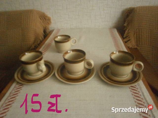 3 filiżanki 3 talerzyki 15 Porcelana i szkło Kraków