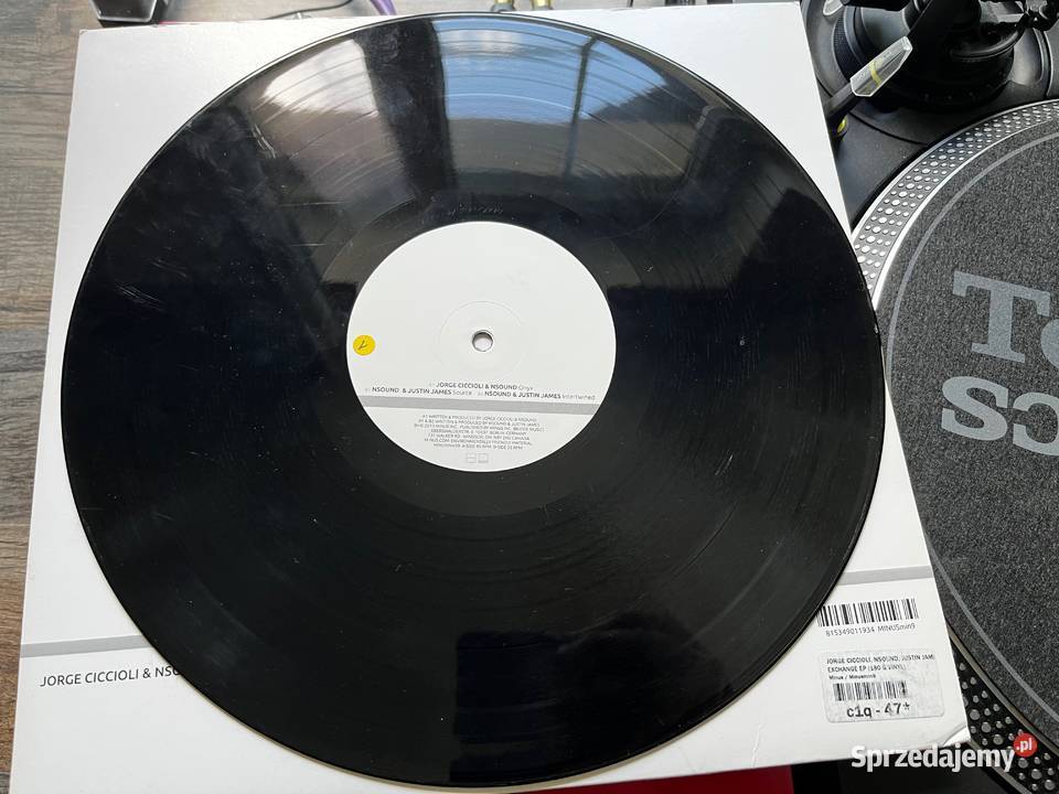 Jorge Ciccioli Nsound Justin James Exchange EP 1 płyta śląskie Błażejowice