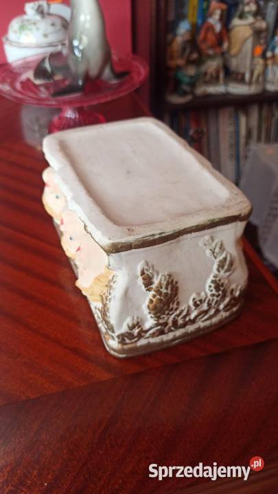 Doniczka z 3 aniołkami Z dwóch stron Osłonka Gdańsk