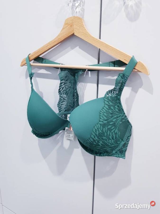 Damski usztywniany biustonosz z koronkowym tyłem Dąbrowa Górnicza sprzedam