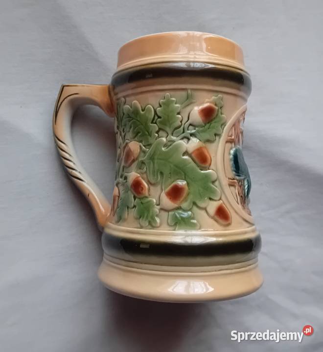 Kufel myśliwski Sitzendorf sygnatura stosowana Koźminek