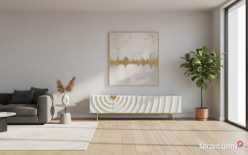 Szafka RTV złota Primavera Glamour Premium małopolskie sprzedam