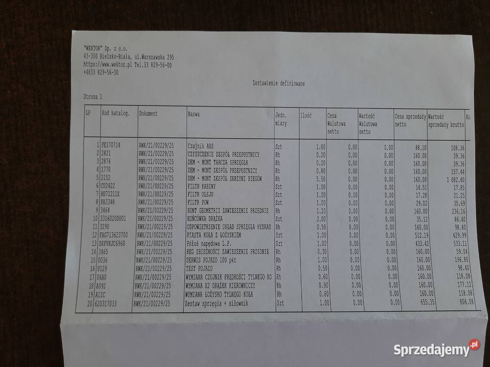 Krajowy bezwypadkowy wymianie kpl centralny zamek Libiąż
