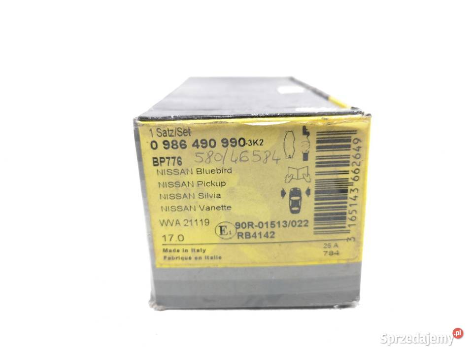 KLOCKI HAMULCOWE PRZÓD BOSCH NISSAN 300ZX sprzedam