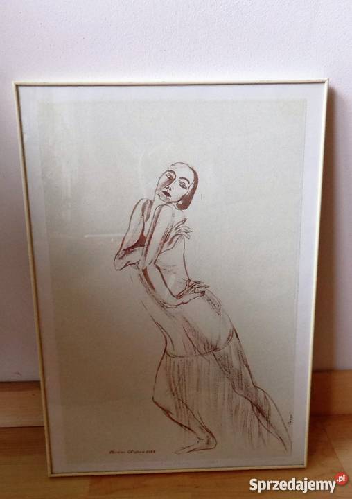 Tango 2 Claudine Oliviero 1987 grafika rysunek Antykwariat