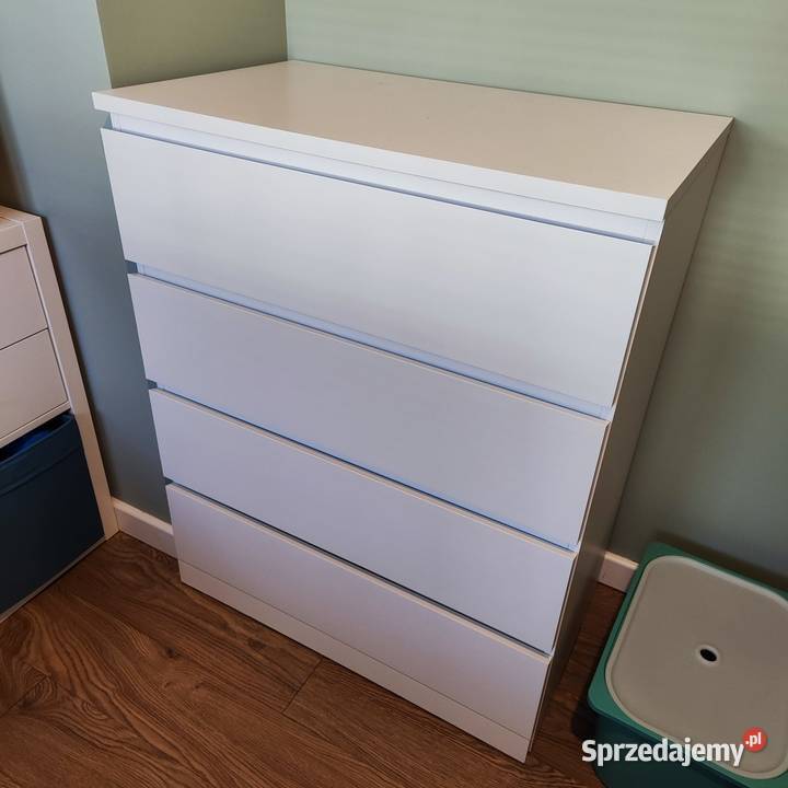 IKEA MALM Komoda 4 szuflady BIAŁA 80x100 Kruszewnia sprzedam