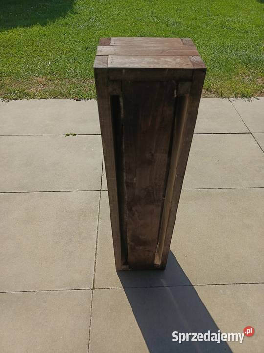 Donica drewniana EKO Ciemny Dąb różne rozmiary podkarpackie Rzeszów