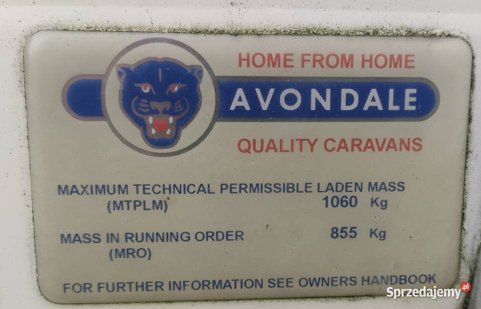 Avondale Rialto 3902 lekka przyczepa kempingowa Siedlce