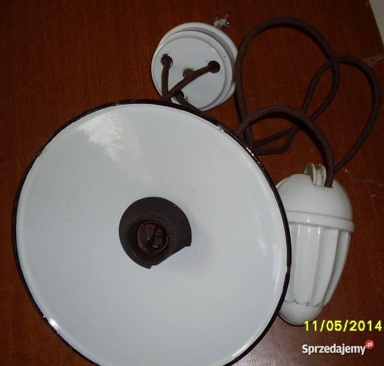 Stara lampa wisząca z regulacją wysokości Poznań