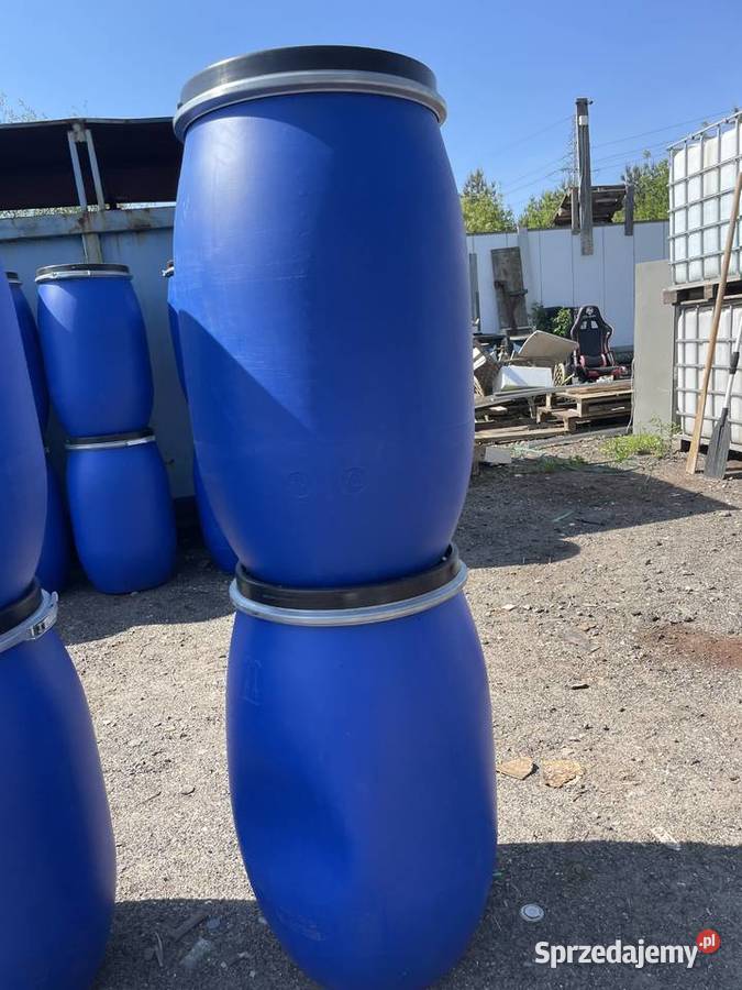 Beczki plastikowe 120L kompletne szczelne nowe Końskie