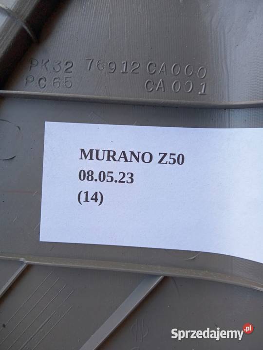 OSŁONA SŁUPKA PRAWY LEWY PRZÓD NISSAN MURANO Z50 wielkopolskie Nowy Tomyśl