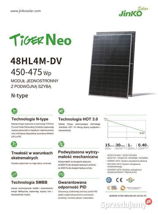 PALETA 37 Jinko 460Wp Bifacial BF sprzedam