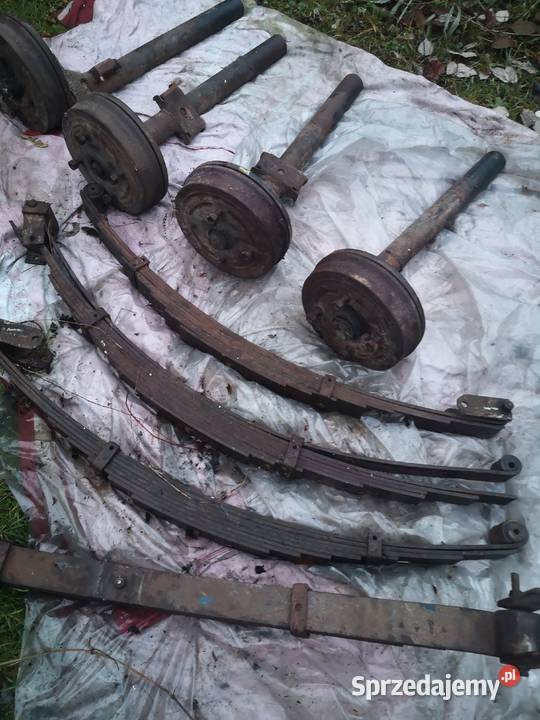 Osie i resory do przyczepki Zelów