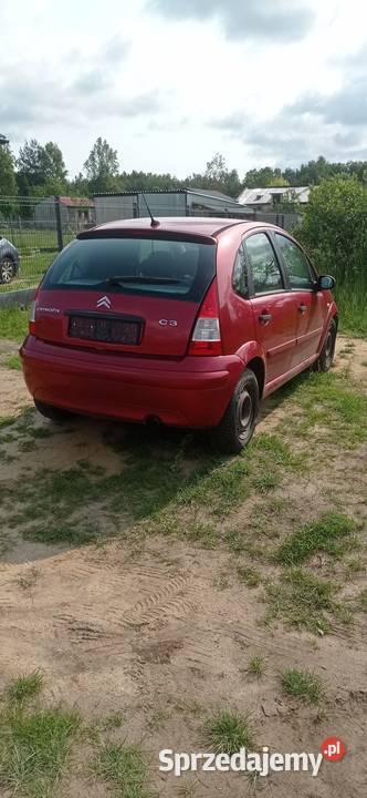 Citroen C3 14 benzyna z 2007 r Uszkodzony Łojki