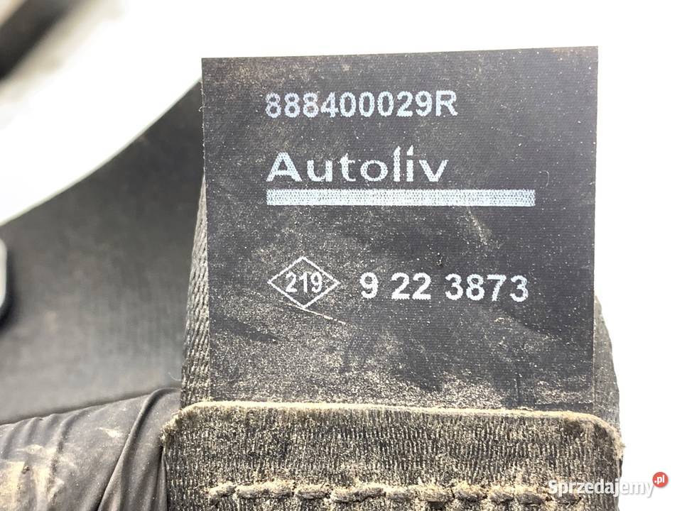 PAS BEZPIECZEŃSTWA PRAWY TYŁ OPEL MOVANO B Pasy bezpieczeństwa