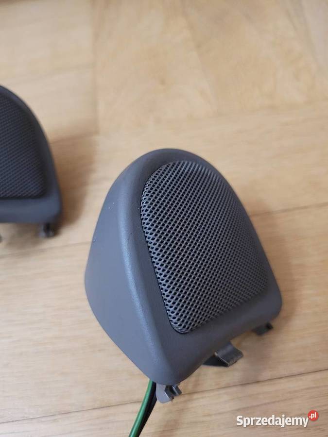 Głośniki wysokotonowe szare audi 80 90 B3 B4 OE Sprzęt audio fabryczny Cholerzyn
