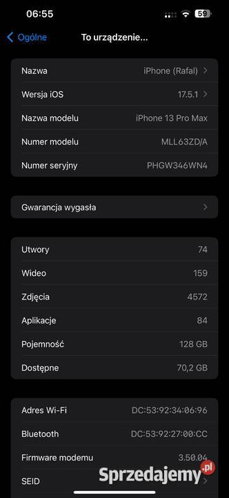 iPhone 13 Pro 128gb stan możliwa wymiana na s23 Olsztyn