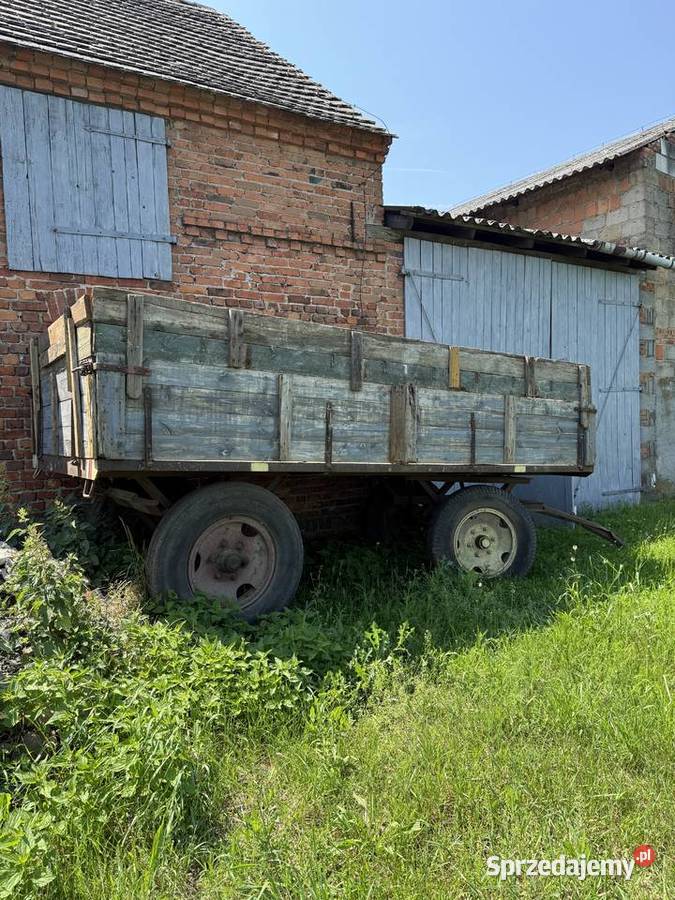 Przyczepa rolnicza 4 x 2 m sam samoróbka wielkopolskie Krotoszyn