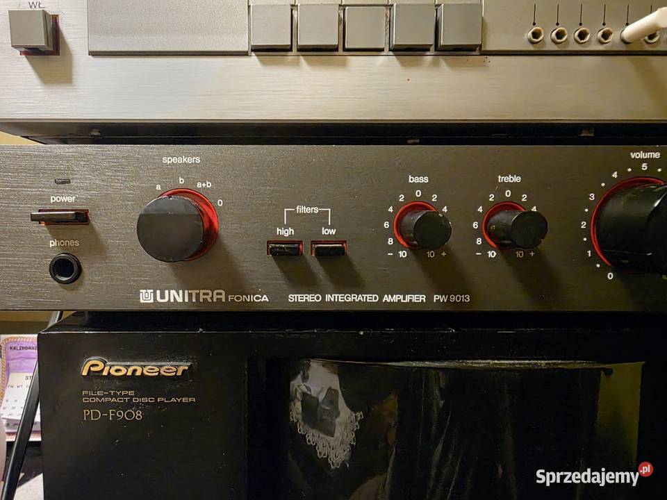 Wzmacniacz Foinica tuner Unitra gramofon Brnard