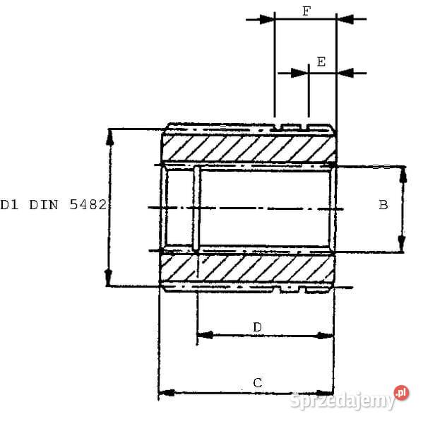 Splinebus MO 48x44 DIN 5482 13TDS1632 MOB023 małopolskie