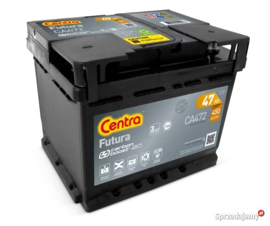 Akumulator Centra FUTURA 47Ah 450A EN PRAWY PLUS lubelskie Chełm