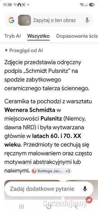 Talerze ozdobne do powieszenia