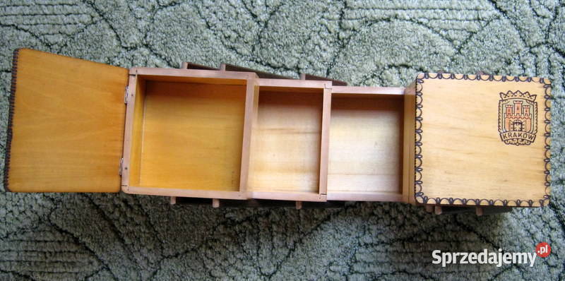 Drewniany niezbędnik pamiątka z Krakowa Kraków