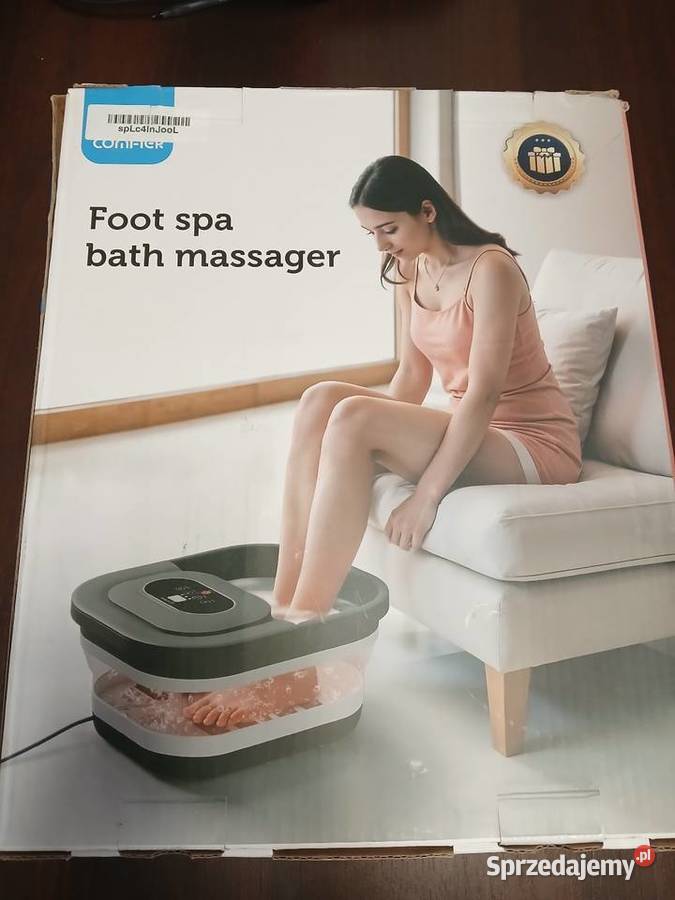 Składany wodny masażer do stóp marki Comfier 