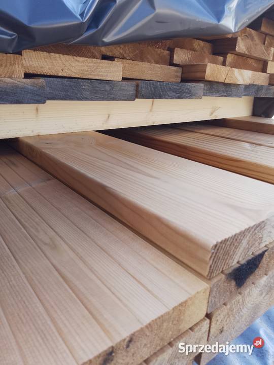 Deska tarasowa termo sosna 26x140 klasa AB taras Zielona Góra