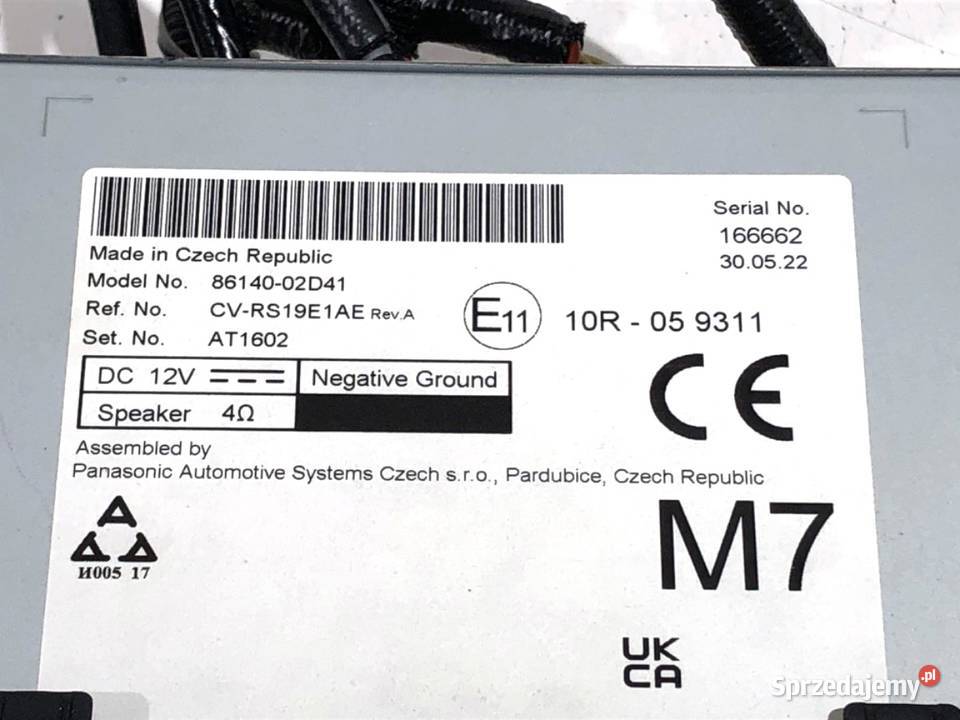 RADIO TOYOTA COROLLA E21 8614002D41 ODTWARZACZ podkarpackie