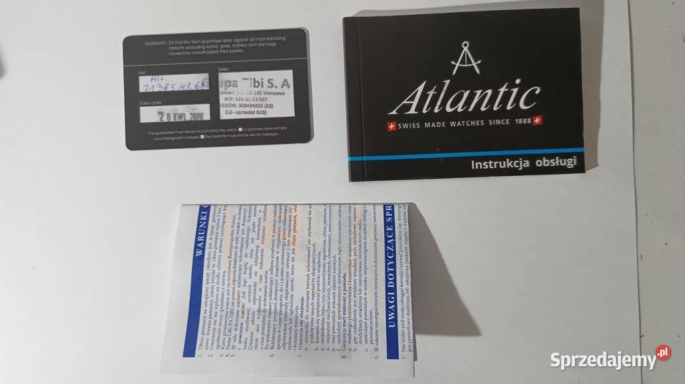 Zegarek Męski ATLANTIC Seahunter 330 Katowice sprzedam