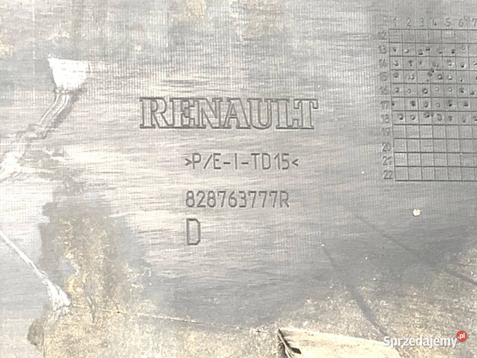 LISTWA DRZWI PRAWY TYŁ RENAULT CAPTUR I