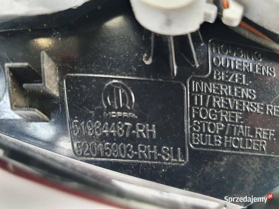 LAMPA PRAWA TYŁ FIAT TIPO II 51984487RH osobowe sprzedam