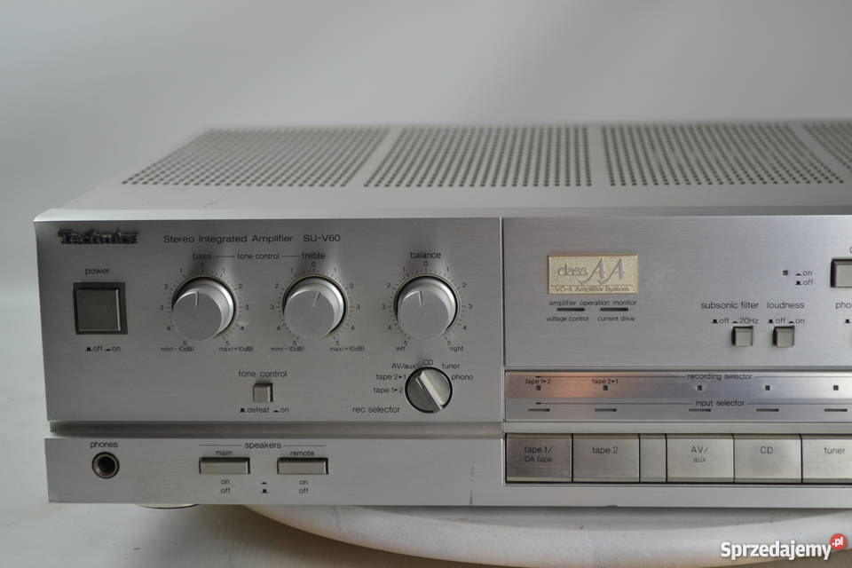 TECHNICS SUV60 VC4 Integrated Amplifier Stereo Piotrków Trybunalski