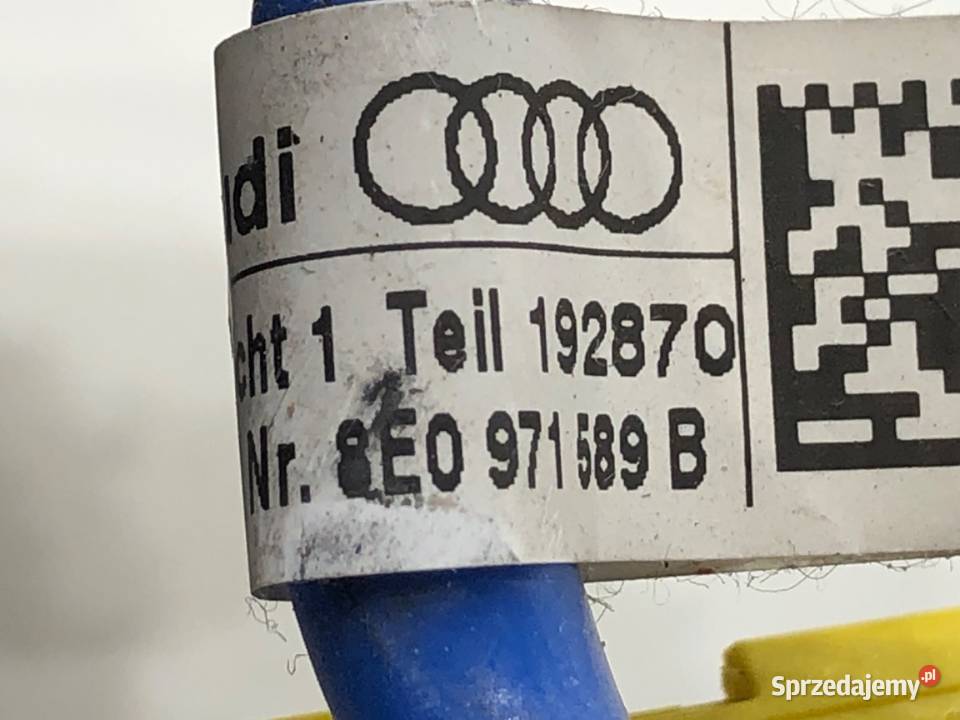 WIĄZKA PODUSZKI AIRBAG AUDI A4 B6 podkarpackie