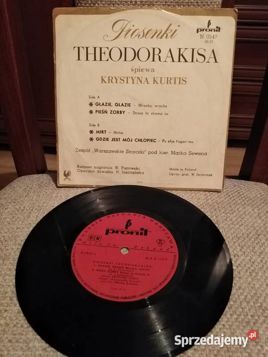 Piosenki Theodorakisa Śpiewa Krystyna Kurtis Wałbrzych