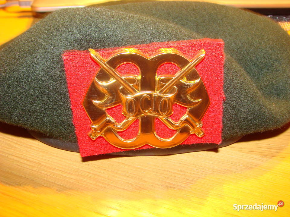zielony holenderski beret wojskowy